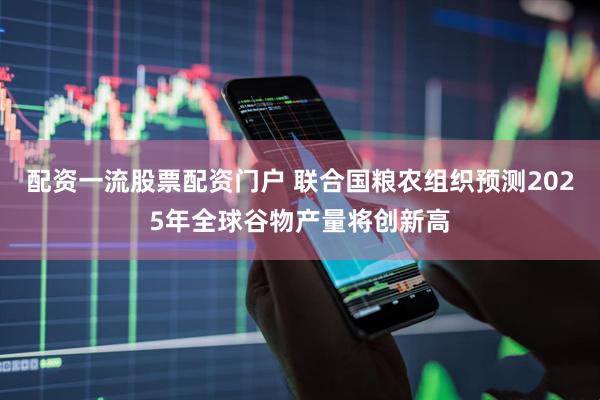 配资一流股票配资门户 联合国粮农组织预测2025年全球谷物产量将创新高